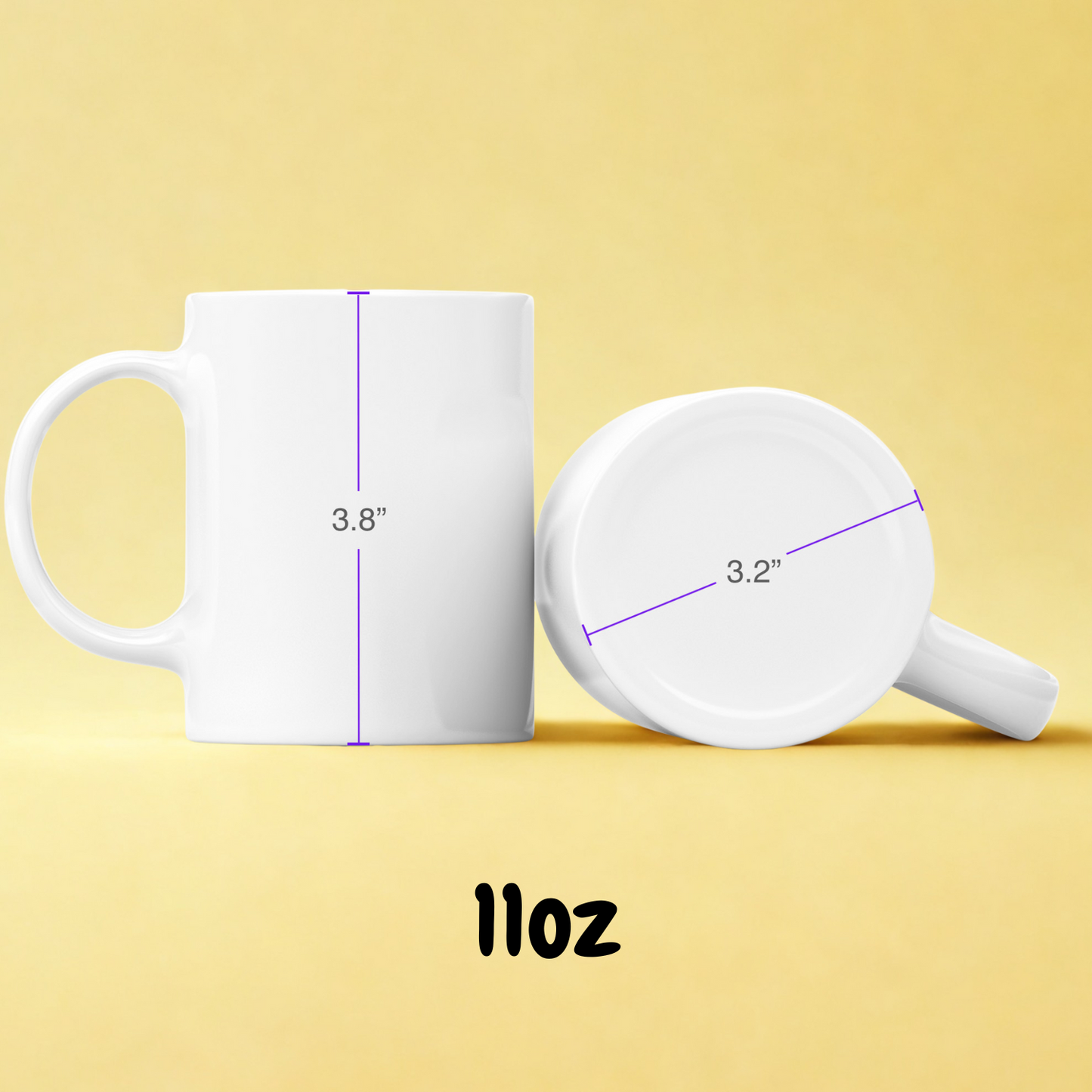 Personalized Ceramic Funny Mug – 11oz & 15oz – Great Funny Gift for Friends, Family, and Coworkers