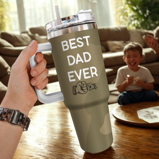 Best Dad Ever - Personalized Tumbler Cup
