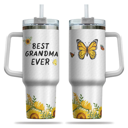 Best Grandma Ever - Personalized Tumbler Cup