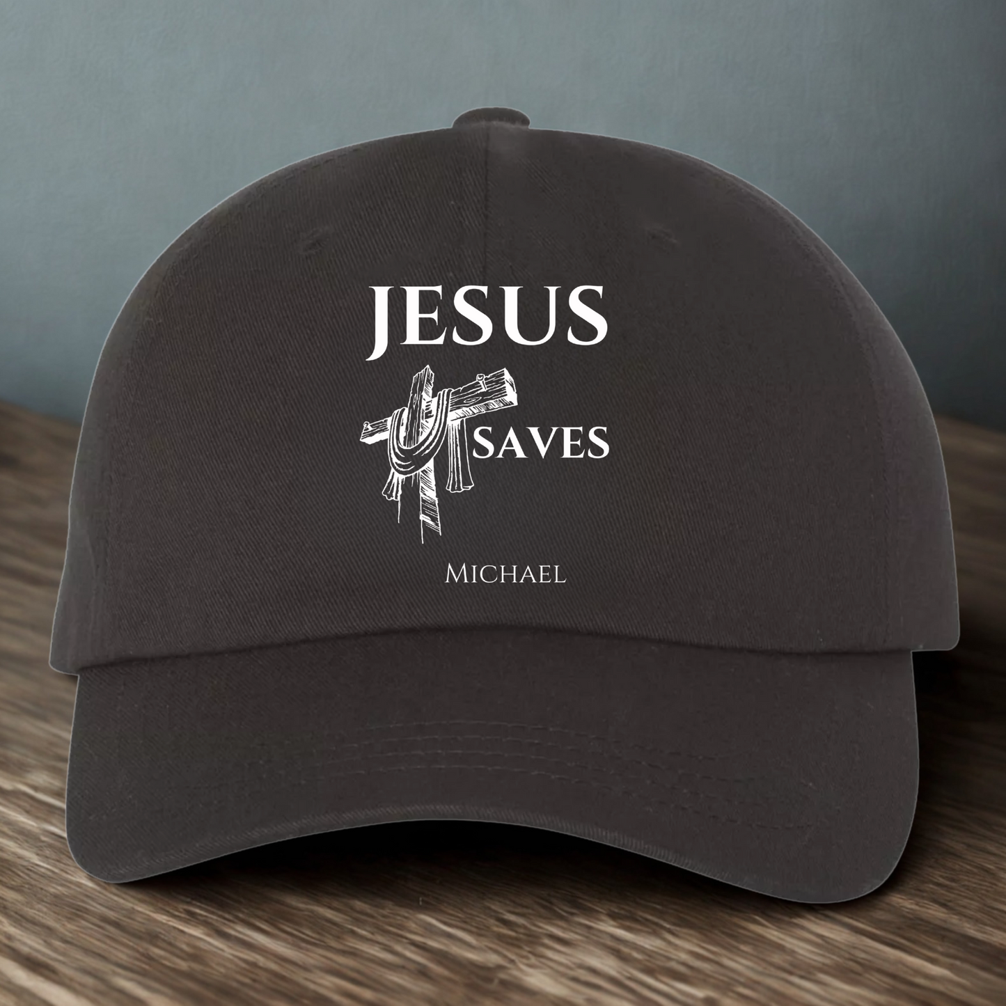Jesus saves - Gifts for Men - Personalized Cap