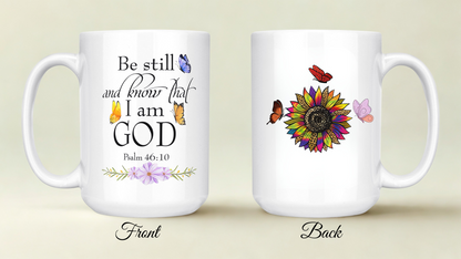 Be Still And Know That I Am God - Personalized Tumbler Cup