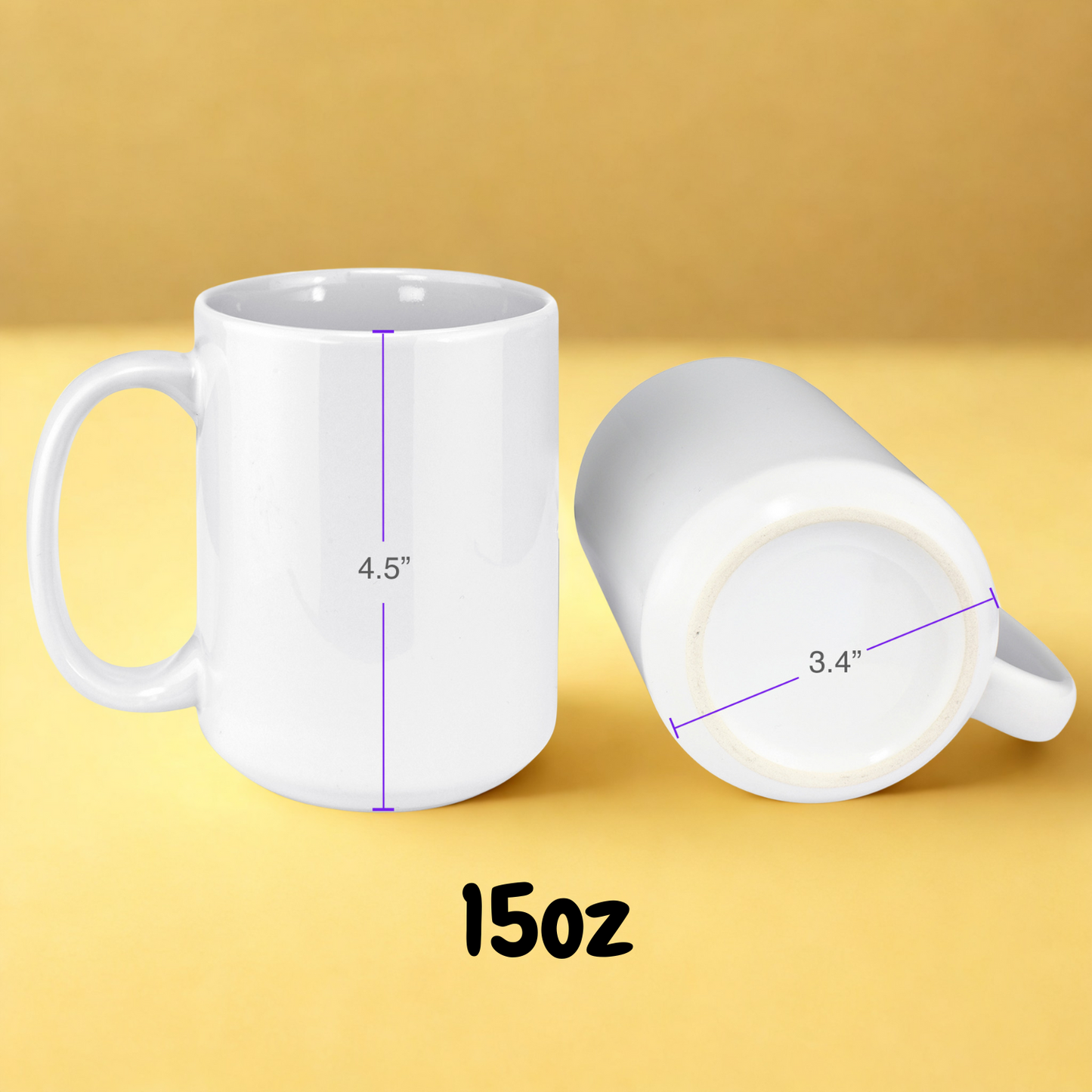 Personalized Ceramic Funny Mug – 11oz & 15oz – Great Funny Gift for Friends, Family, and Coworkers