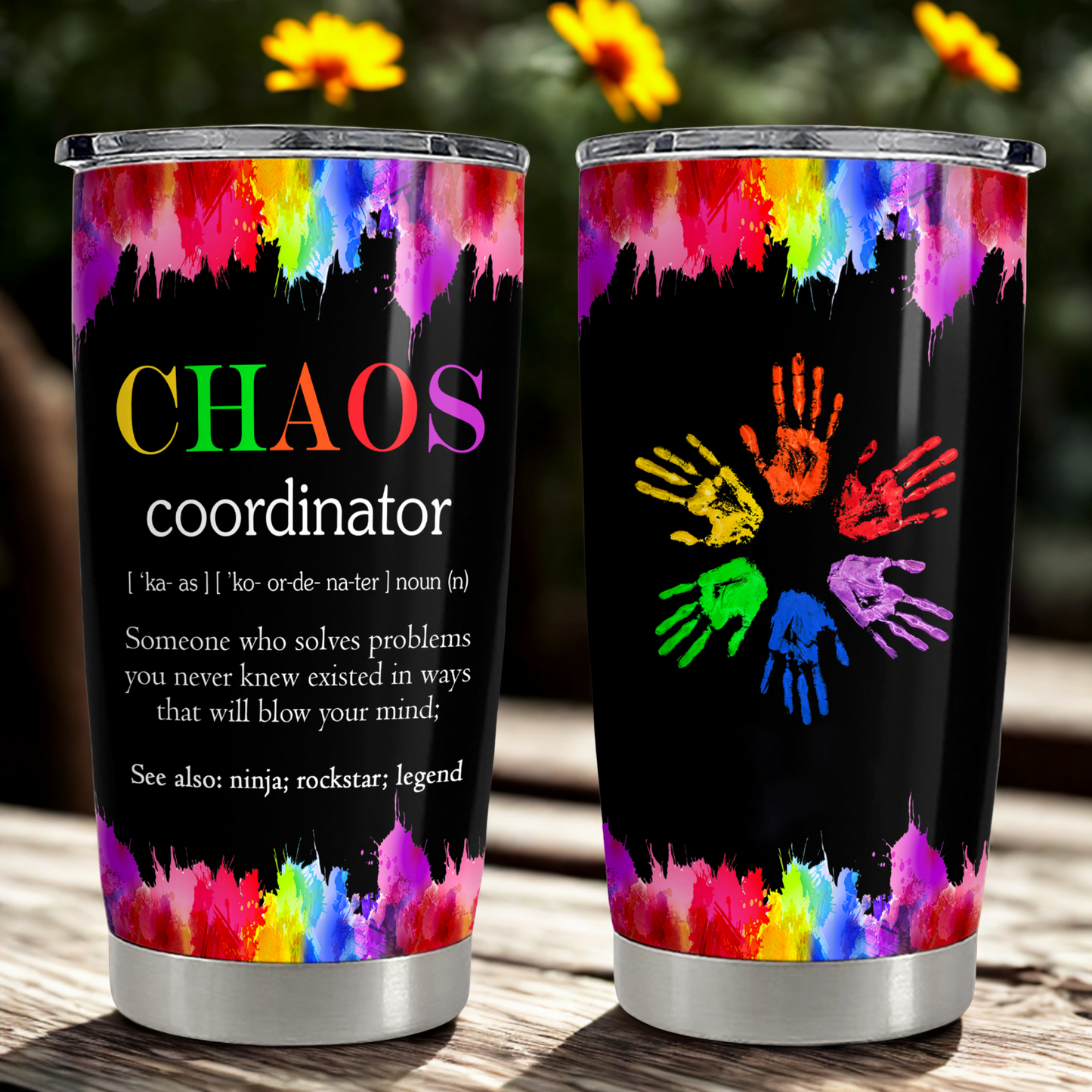 Chaos Coordinator - Personalized 40oz Tumbler Cup