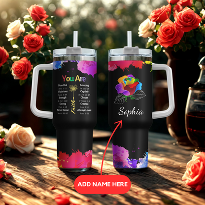 God Say You Are - Personalized 40oz Tumbler Cup