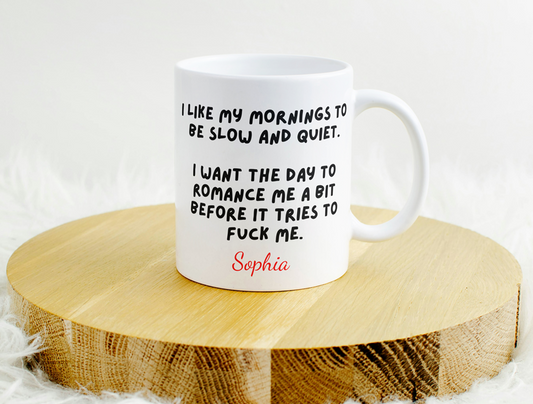 Personalized Ceramic Funny Mug – 11oz & 15oz – Great Funny Gift for Friends, Family, and Coworkers