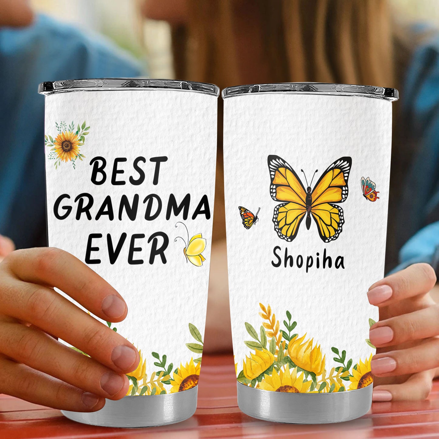 Best Grandma Ever - Personalized Tumbler Cup