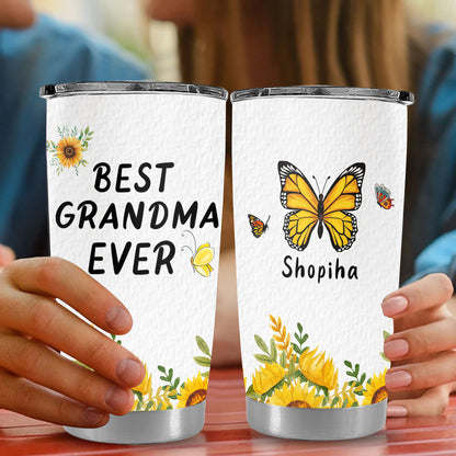 Best Grandma Ever - Personalized Tumbler Cup