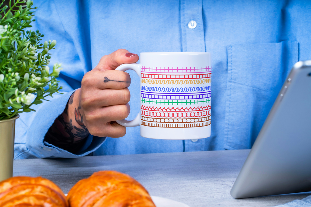 F*ck This Sh*t Mug, Hidden Message Funny Ceramic Coffee Mugs