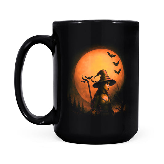 Custom Coffee Mug - Personalized Halloween Witchy Gifts For Besties, Sisters, BFF, Family, Yourself