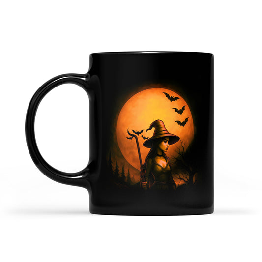 Custom Coffee Mug - Personalized Halloween Witchy Gifts For Besties, Sisters, BFF, Family, Yourself